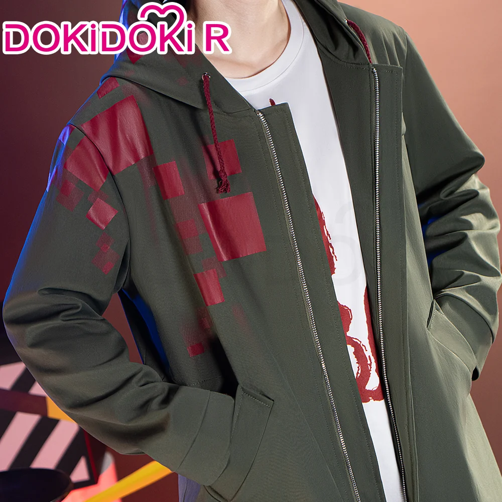 【IN STOCK】【Size S-2XL】DokiDoki-R Game Cosplay Green Coat Costume - Image 4