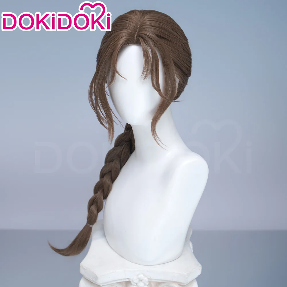 【Ready For Ship】DokiDoki Game Delta Force Cosplay Vlinder Wig Long Brown Braids Hair Lina van der Meer - Image 2