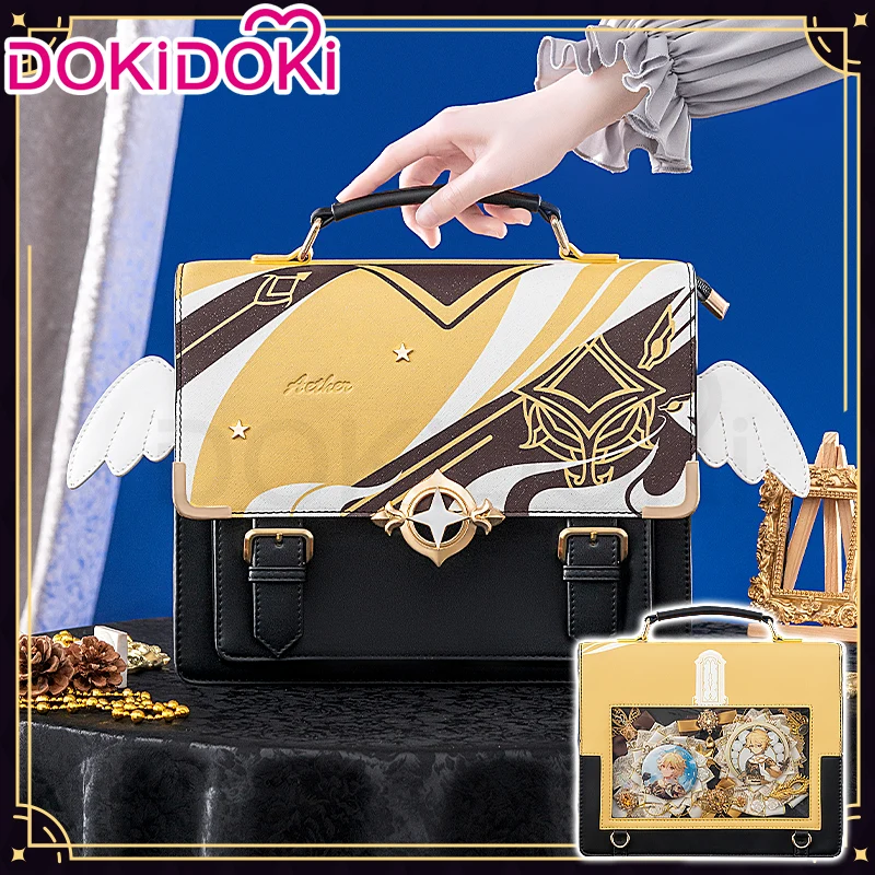 DokiDoki Game Genshin Impact Cosplay Aether Itabag Bag Doujin Ita Bag / Badge Holder