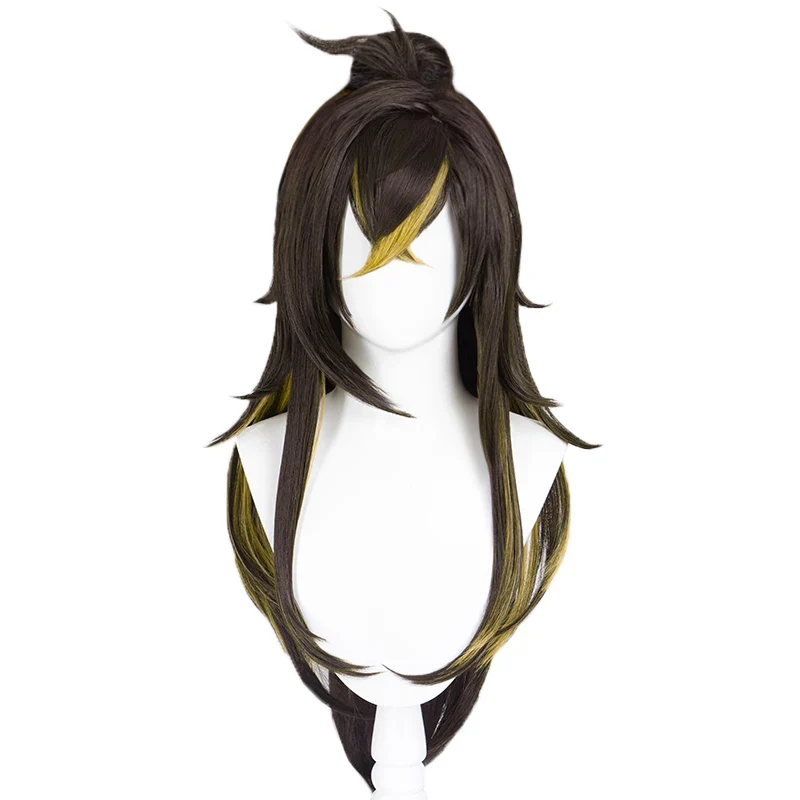 【Ready For Ship】DokiDoki Game Genshin Impact Cosplay Dehya Cosplay Wig / Ear Clip / Ear Sumeru Long Brown - Image 7