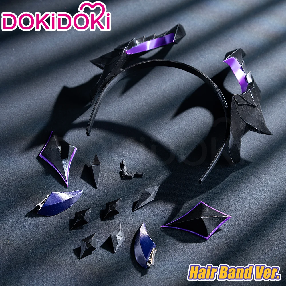【Ready For Ship】DokiDoki Game Genshin Impact Cosplay Durin Purple Wig Song of the Welkin Moon / Head Accessory - Image 12
