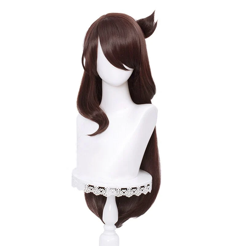 DokiDoki Game Genshin Impact Cosplay Beidou cosplay Wig Women Long Brown Wig / Accessories - Image 6