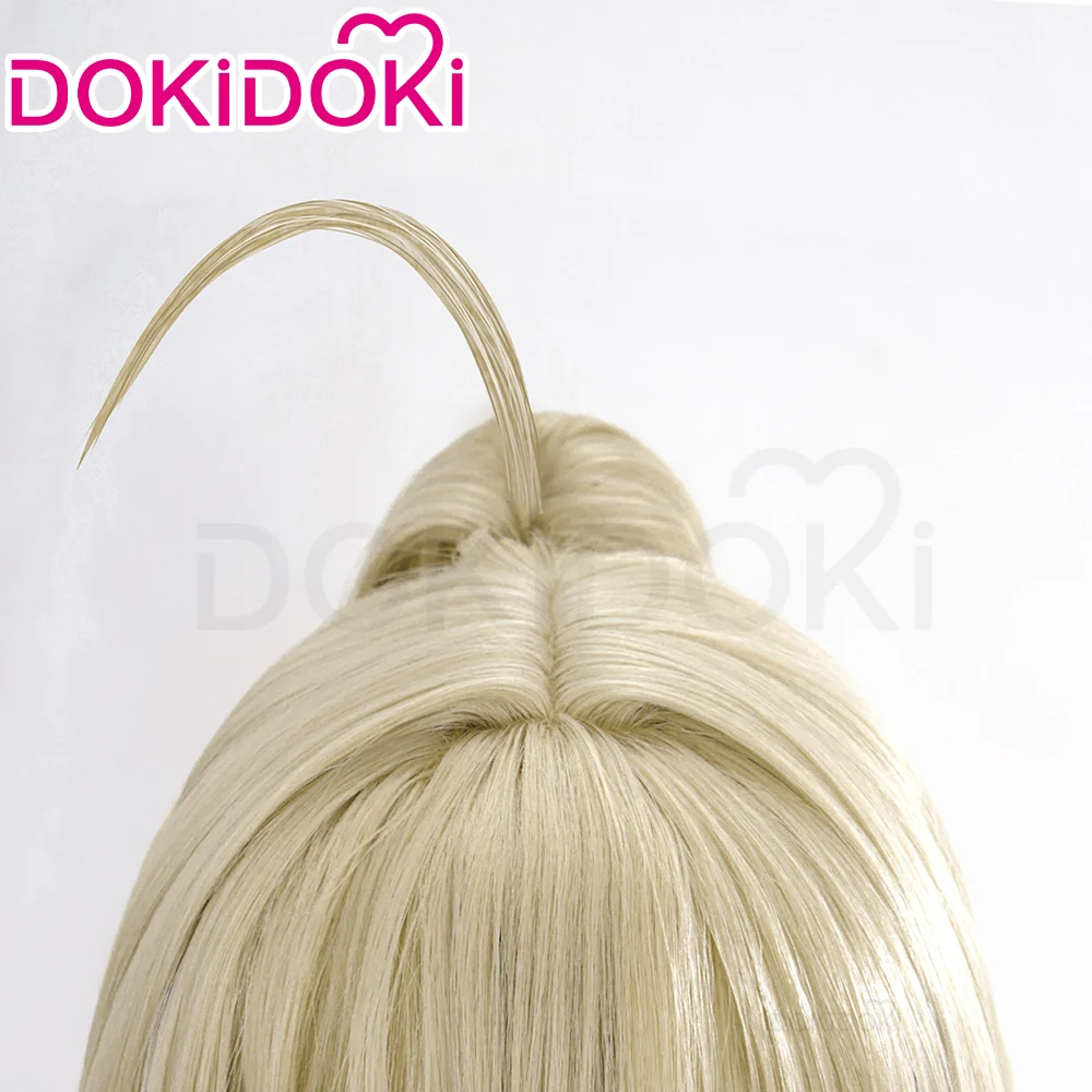 【Ready For Ship】DokiDoki Game Genshin Impact Cosplay Kirara Wig Long Straight Flaxen Brown Wig - Image 5