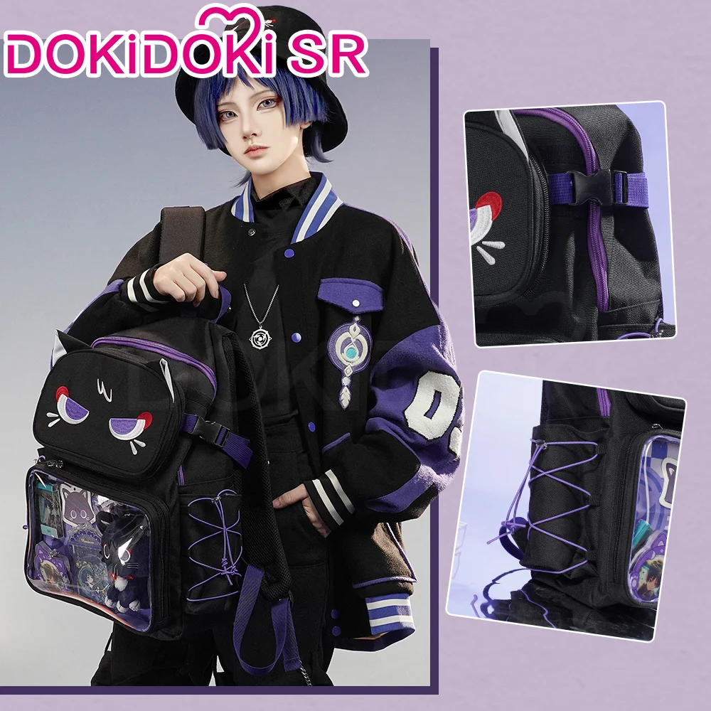 【Ready For Ship】DokiDoki-SR Game Genshin Impact Cosplay Scaramouche Bag Backpack Itabag Cute Wanderer - Image 2