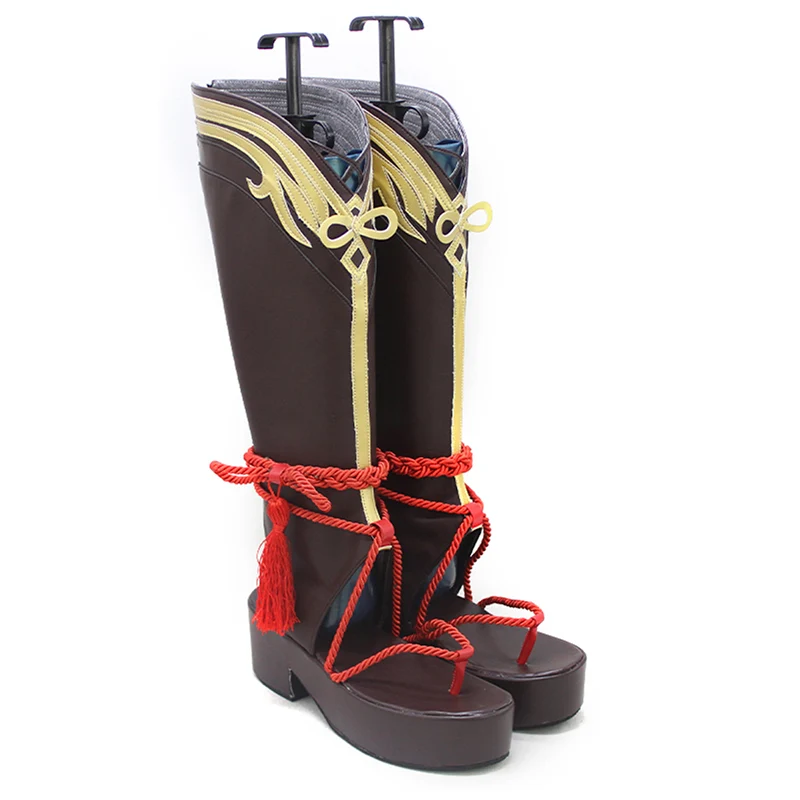 【In Stock】DokiDoki Game Genshin Impact Cosplay Shikanoin Heizou Cosplay Shoes - Image 6