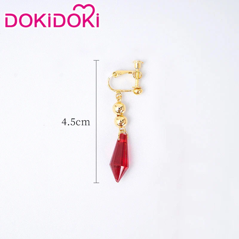 【Wig Ready For Ship】DokiDoki Game Genshin Impact Cosplay Tartaglia / Childe Cosplay Wig Men Short Orange Wig / Earring - Image 6