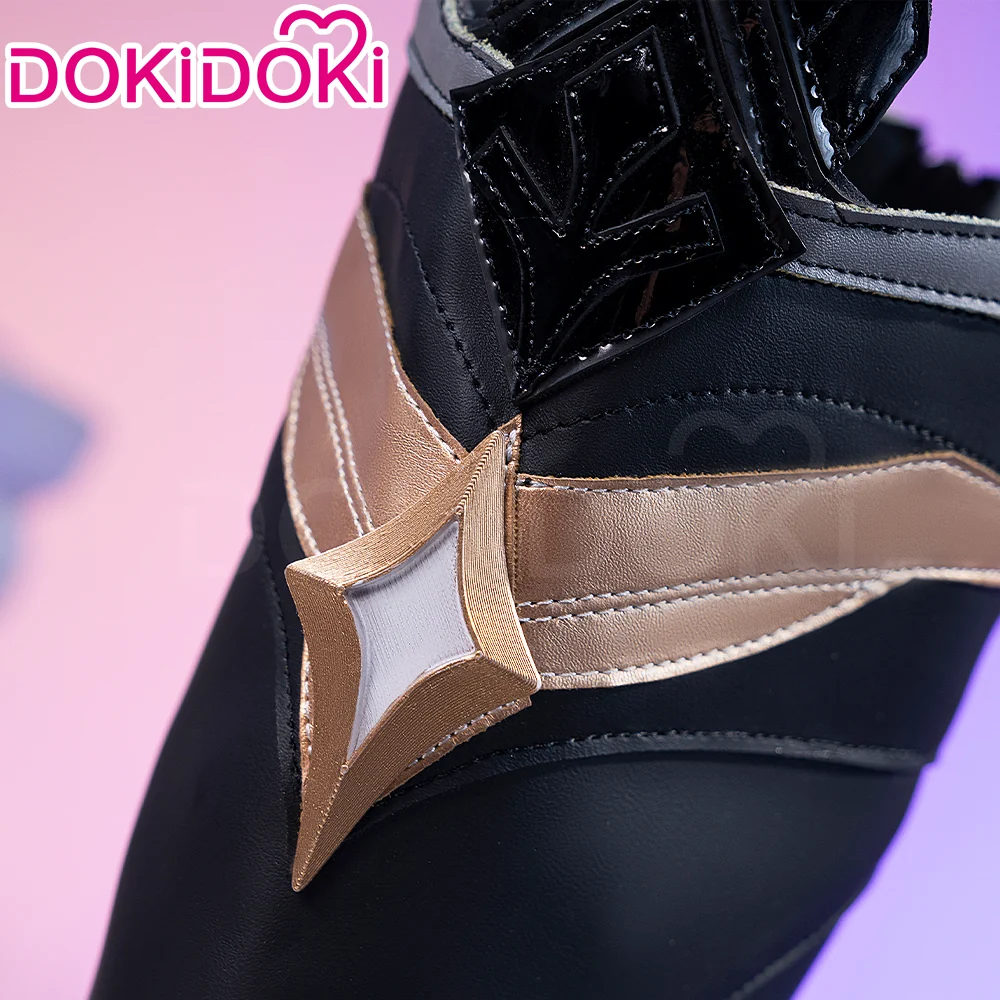 DokiDoki Game Genshin Impact Cosplay Traveler Aether Shoes Kong As Heaven and Earth Are Made Anew - Image 3