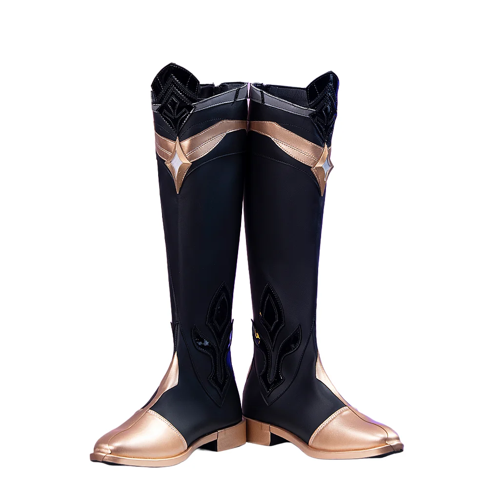 DokiDoki Game Genshin Impact Cosplay Traveler Aether Shoes Kong As Heaven and Earth Are Made Anew - Image 4
