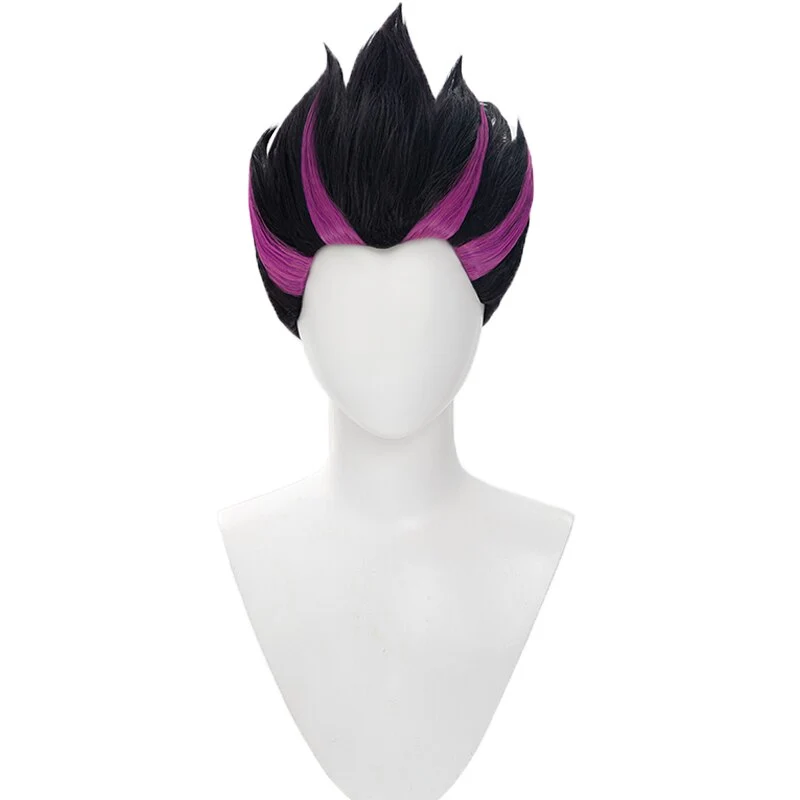 【Ready For Ship】DokiDoki Game Genshin Impact Cosplay Yakshas Bosacius Fushe Wig  Marshal Vritras Cosplay Wig Short - Image 5