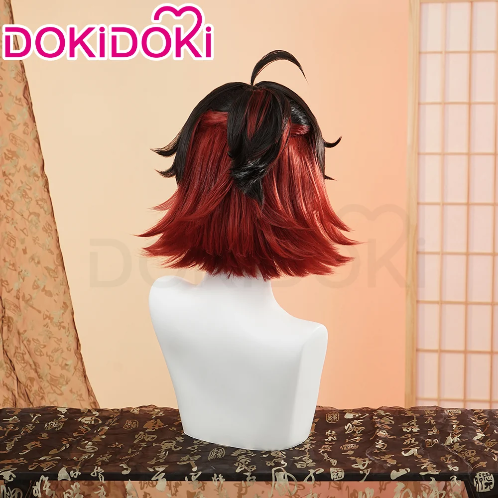 【Ready For Ship】DokiDoki Game Genshin Impact GaMing Cosplay Wig Short Brown Ga Ming - Image 3