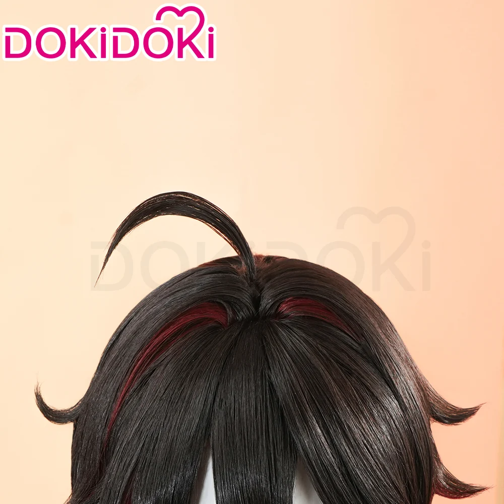 【Ready For Ship】DokiDoki Game Genshin Impact GaMing Cosplay Wig Short Brown Ga Ming - Image 4
