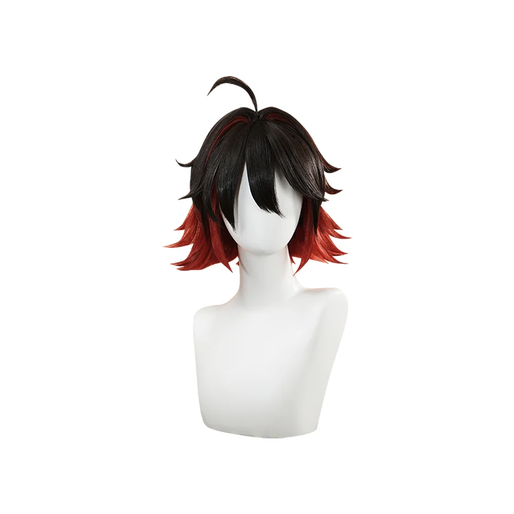 【Ready For Ship】DokiDoki Game Genshin Impact GaMing Cosplay Wig Short Brown Ga Ming - Image 5