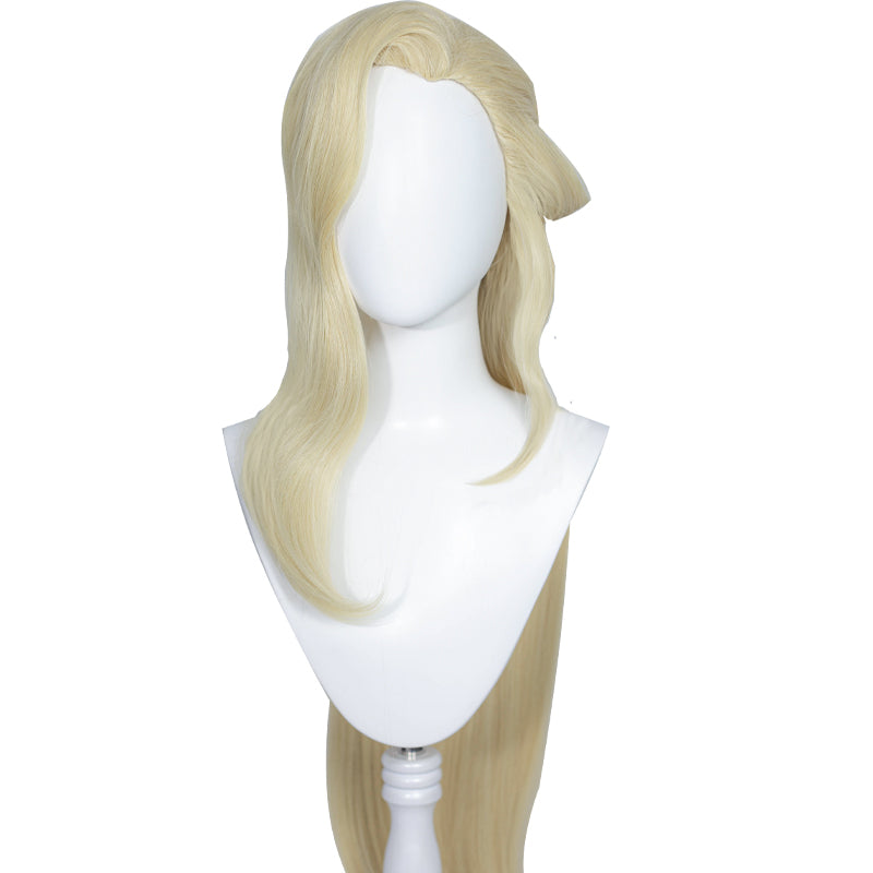 DokiDoki Game GenShin Impact La Signora Cosplay Wig Long Yellow Wig Women - Image 5