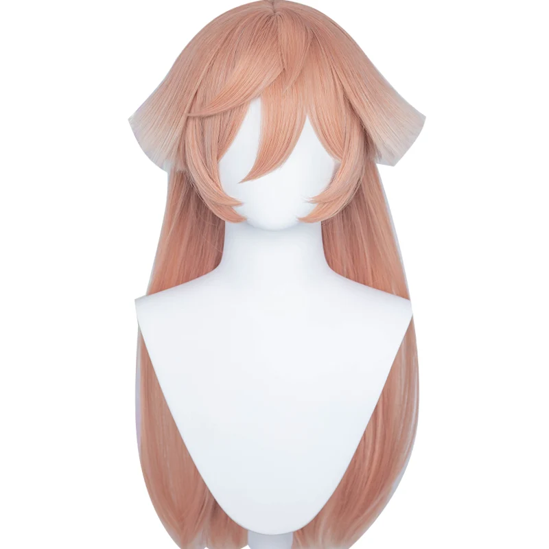 【Ready For Ship】DokiDoki Game Genshin Impact Yan Fei Cosplay Wig Long Pink Wig Yanfei - Image 5