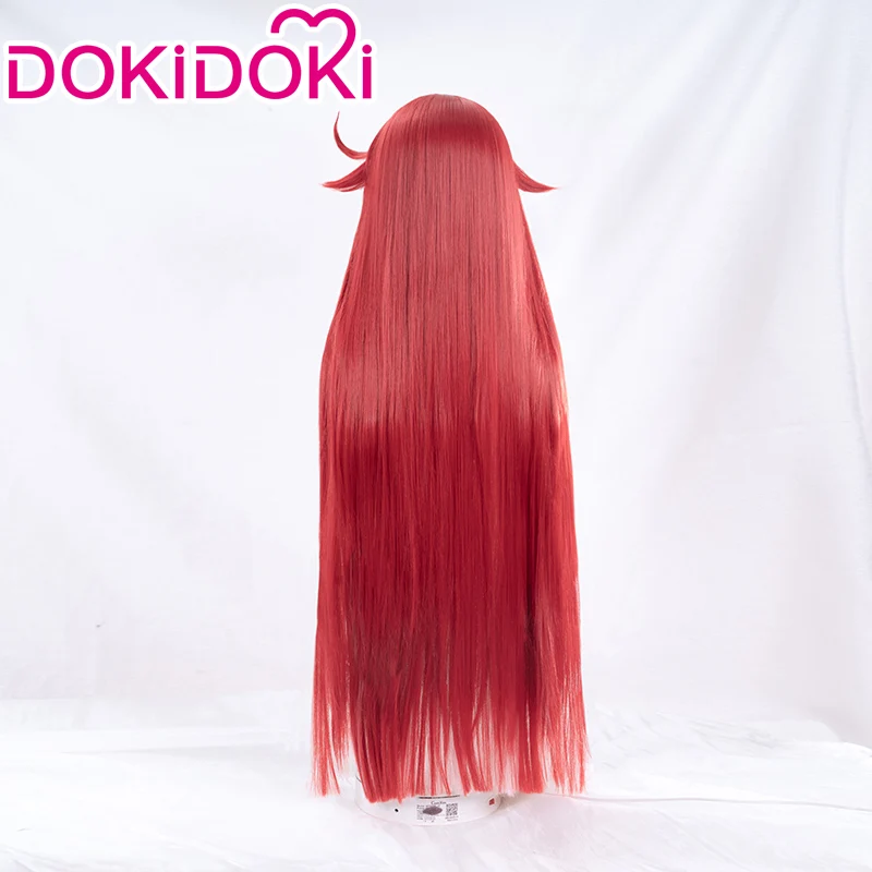 【Ready For Ship】DokiDoki Game Guilty Gear Cosplay Jack-O Wig Red Long Straight Wig - Image 3