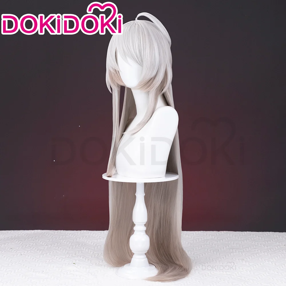 【Partially Ready For Ship】DokiDoki Game Honkai: Star Rail Cosplay Acheron/ Second Form Wig Long Straight Purple/ Grey Gradient Hair/ Tattoo Stickers - Image 9