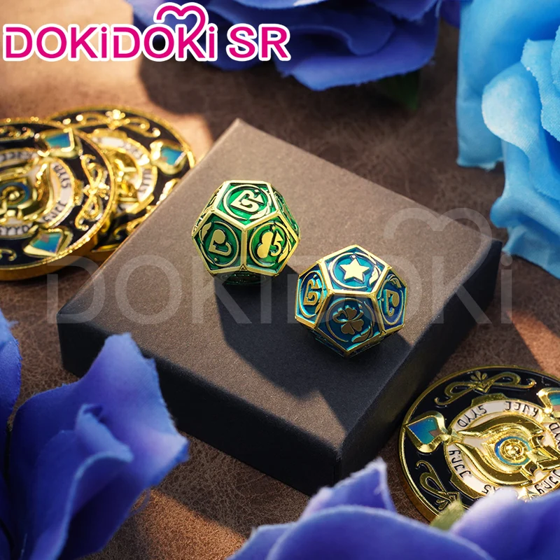 【Ready For Ship】DokiDoki Game Honkai: Star Rail Cosplay Aventurine Bargaining Chip Props Accessory Coin / Dice - Image 11