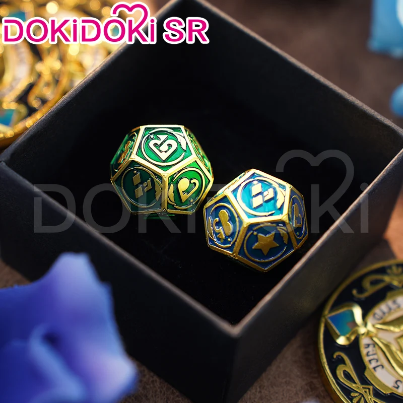 【Ready For Ship】DokiDoki Game Honkai: Star Rail Cosplay Aventurine Bargaining Chip Props Accessory Coin / Dice - Image 13