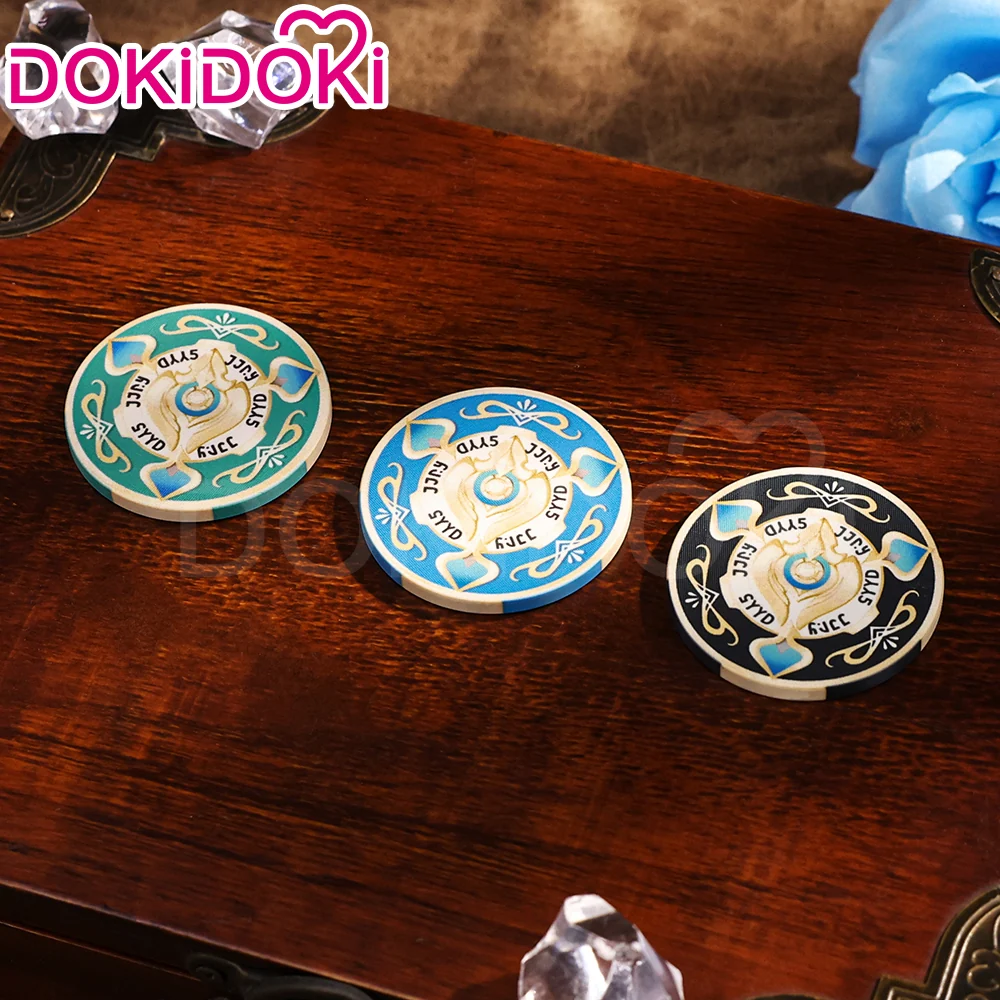 【Ready For Ship】DokiDoki Game Honkai: Star Rail Cosplay Aventurine Bargaining Chip Props Accessory Coin / Dice - Image 4
