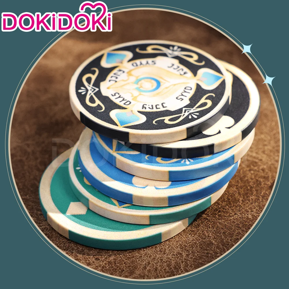 【Ready For Ship】DokiDoki Game Honkai: Star Rail Cosplay Aventurine Bargaining Chip Props Accessory Coin / Dice - Image 7