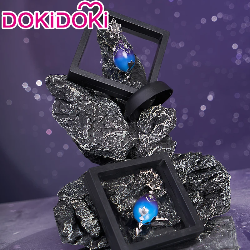 【Ready For Ship】DokiDoki Game  Honkai: Star Rail Cosplay Bronya Rand Wig Long Curly Grayish Purple - Image 7