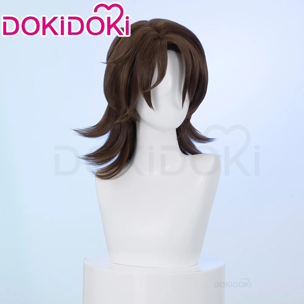 DokiDoki Game Honkai: Star Rail Cosplay Gallagher  Wig Short Straight Blond Hair - Image 2