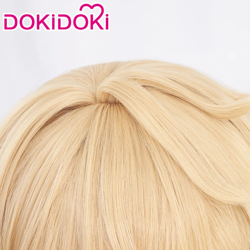【Ready For Ship】DokiDoki Game Honkai: Star Rail Cosplay Gepard Landau Wig Gold Short - Image 4