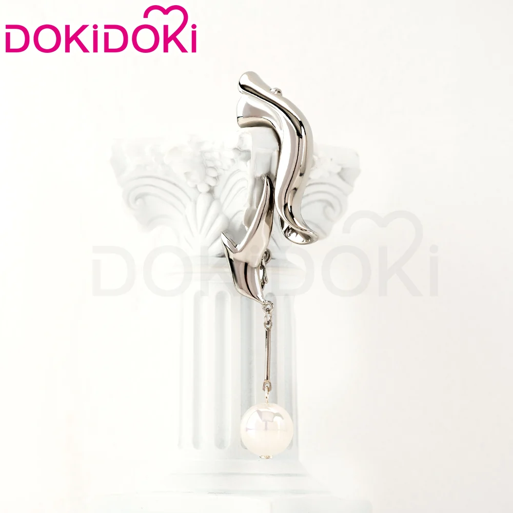 DokiDoki Game Honkai: Star Rail Cosplay Hysilens Wig Long Black Purple Red Gradient Hair / Hair Accessory / Ear Clips Helektra - Image 10