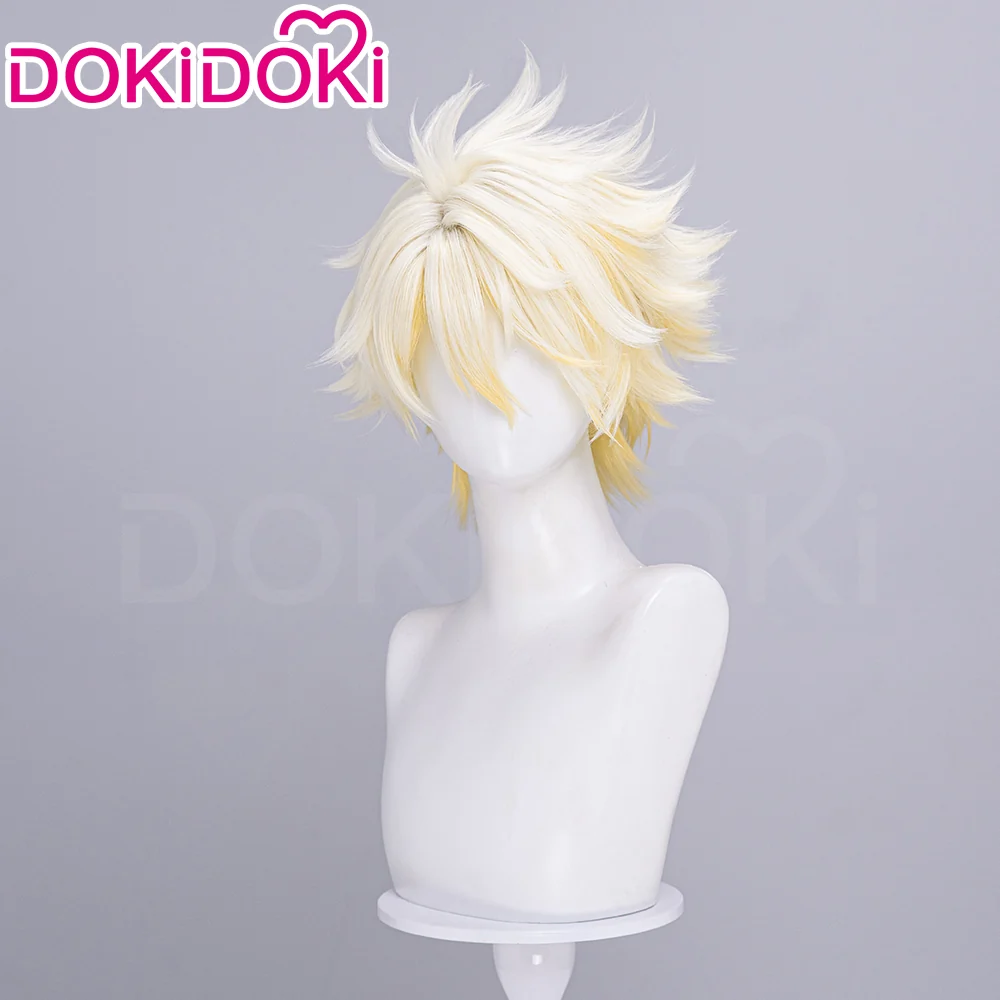 【Partially Ready For Ship】DokiDoki Game Honkai: Star Rail Cosplay Phainon Wig / Weft / Tattoo /  Ear Clips Short Straight Silver Hair Darkening - Image 16