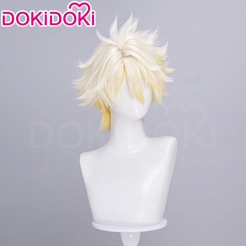 【Partially Ready For Ship】DokiDoki Game Honkai: Star Rail Cosplay Phainon Wig / Weft / Tattoo /  Ear Clips Short Straight Silver Hair Darkening - Image 17