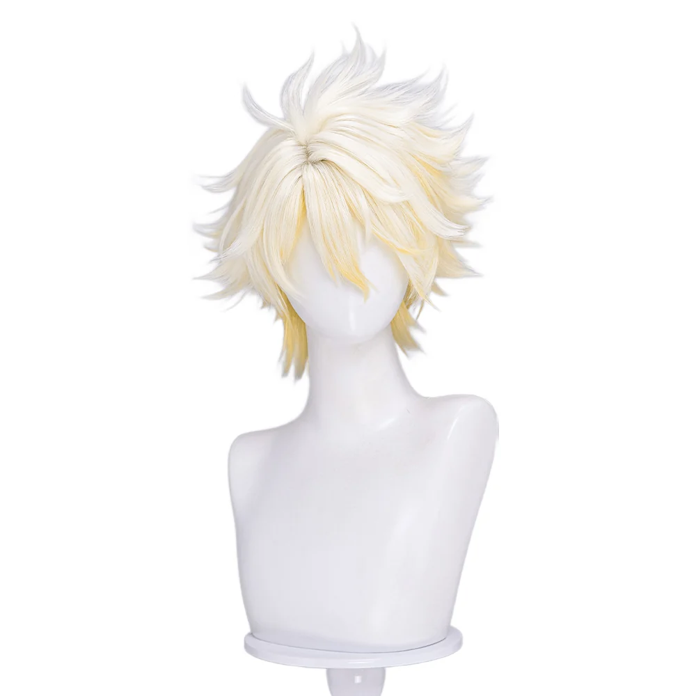 【Partially Ready For Ship】DokiDoki Game Honkai: Star Rail Cosplay Phainon Wig / Weft / Tattoo /  Ear Clips Short Straight Silver Hair Darkening - Image 19
