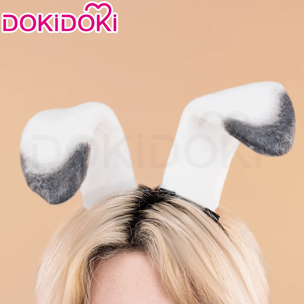 【Partially Ready For Ship】DokiDoki Game Love And Deepspace Cosplay Xavier Wig / Rabbit Ears/ Brooch Headband / Crown Short Straight Linen Hair Mullet Sleepless Night Fallen Crown Lustrefall King of Darknight Butler's Rules - Image 21