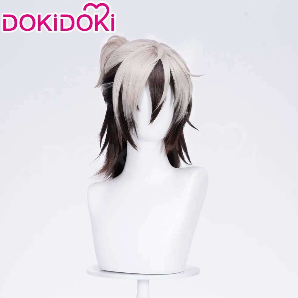 【Ready For Ship】DokiDoki Game Nu: Carnival Cosplay Rei Wig Black White - Image 2