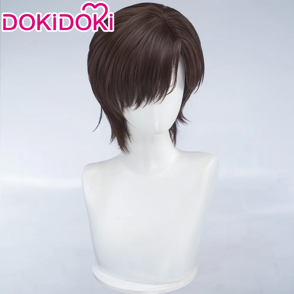DokiDoki Game Stellar Blade: Blood Rain Cosplay Evie Wig Short Straight Brown Hair Flipped Ends - Image 3
