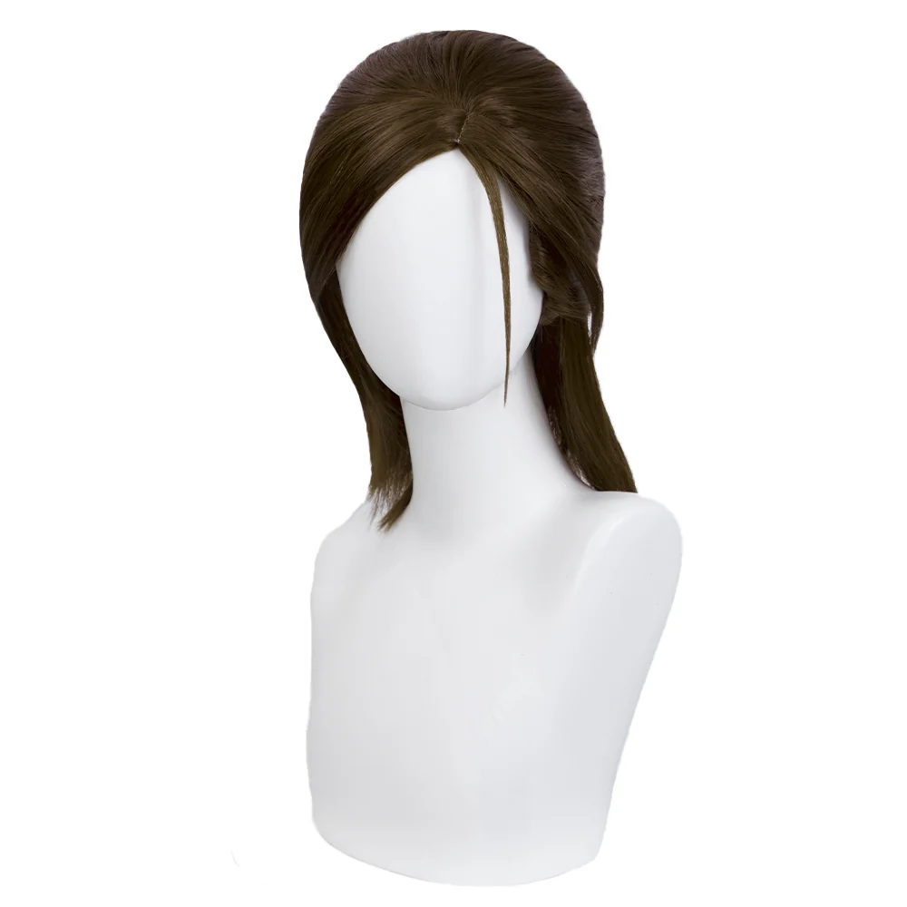 DokiDoki Game The Last of Us Cosplay Ellie Williams Wig Short Brown Hair - Image 2