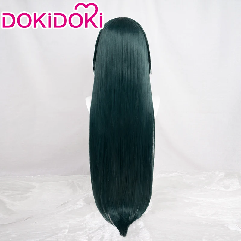 DokiDoki Game The Song of Saya Cosplay Saya Wig Long Green - Image 3