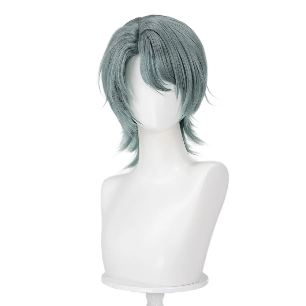 【Ready For Ship】DokiDoki Game Tou Qi Cosplay Liu Qingcheng Wig Short Hair Liu Qing Cheng - Image 5