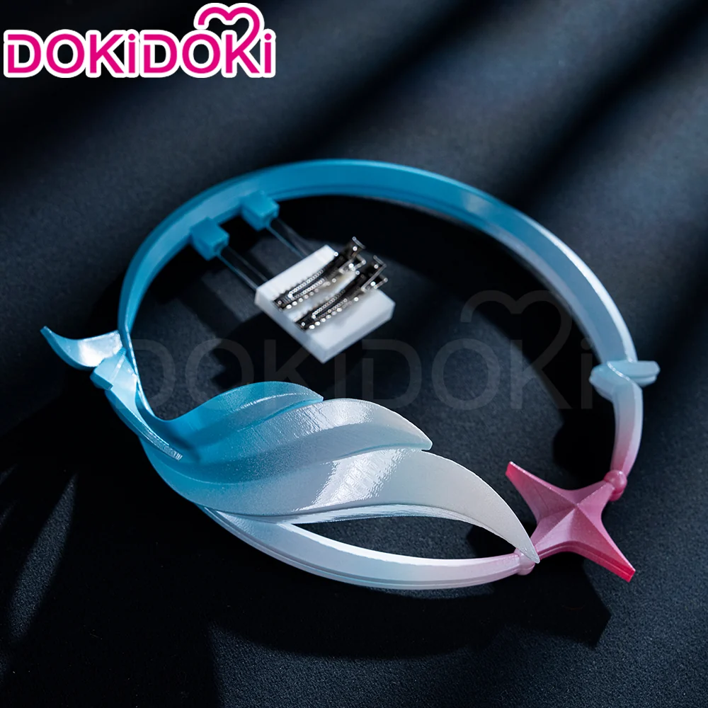 【Ready For Ship】DokiDoki Game Wuthering Waves Cosplay Aemeath Wig / Headpiece Long Straight Pink Ponytail Gradient Dyeing Hair - Image 11