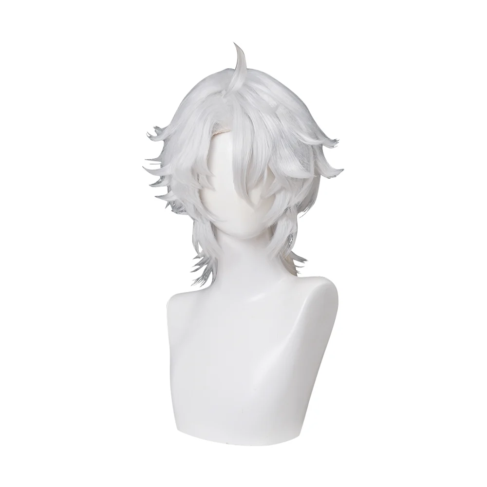 DokiDoki Game Wuthering Waves Cosplay Lingyang Wig Long Straight White Yellow Hair Ling Yang Liondance - Image 6