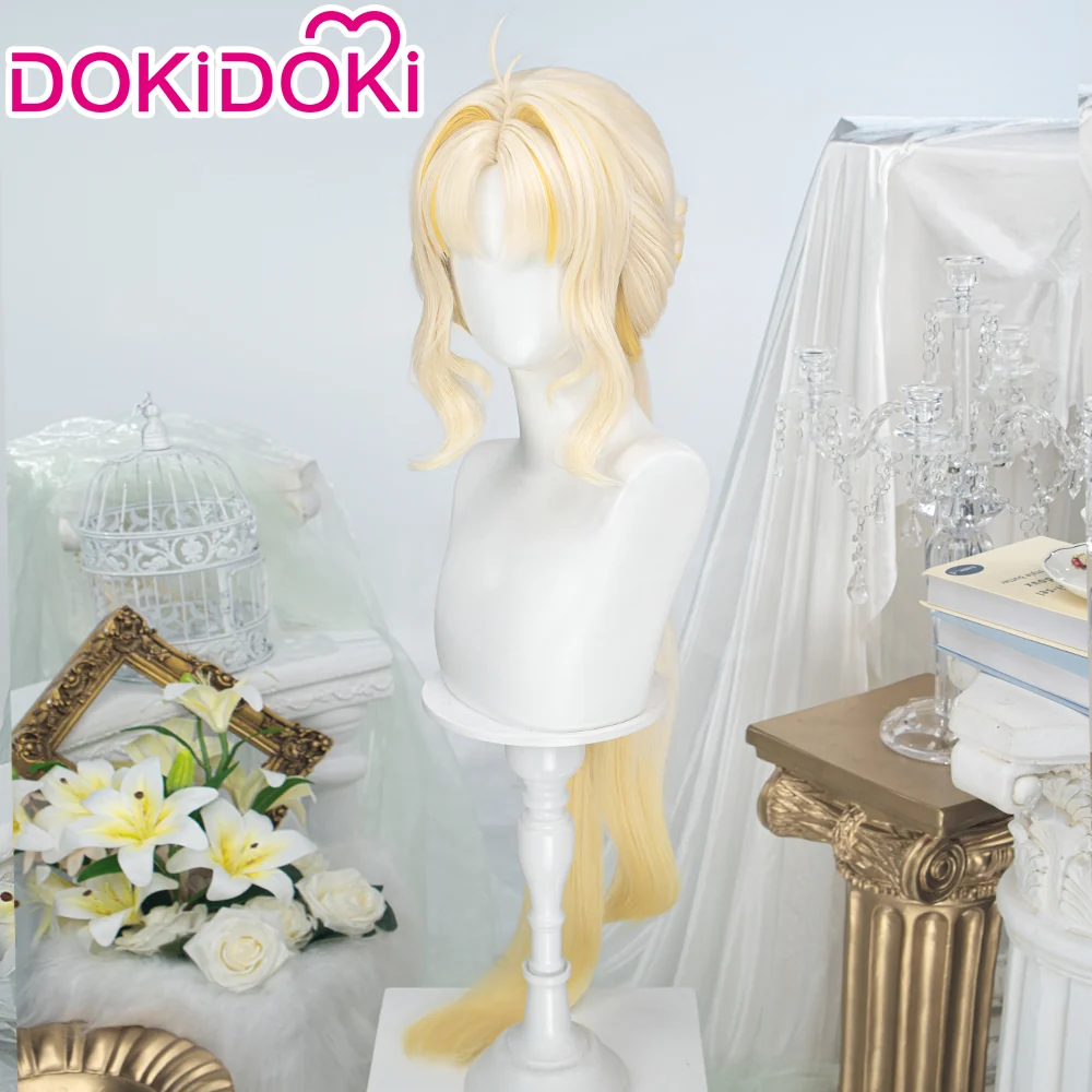 DokiDoki Game Wuthering Waves Cosplay Suisui SP Wig Long Curly Blonde Gradient Hair Sui Sui SP - Image 2