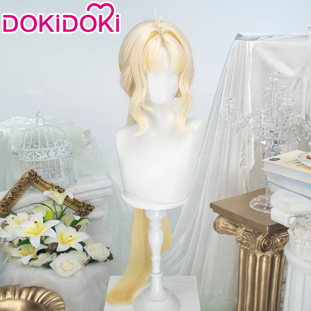 DokiDoki Game Wuthering Waves Cosplay Suisui SP Wig Long Curly Blonde Gradient Hair Sui Sui SP - Image 3