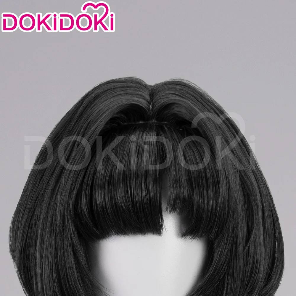 【Ready For Ship】DokiDoki Game Zenless Zone Zero Cosplay Astra Yao Wig / Earrings / Ear Clips Long Straight Black / Green Hair ZZZ Yao Jiayin - Image 6