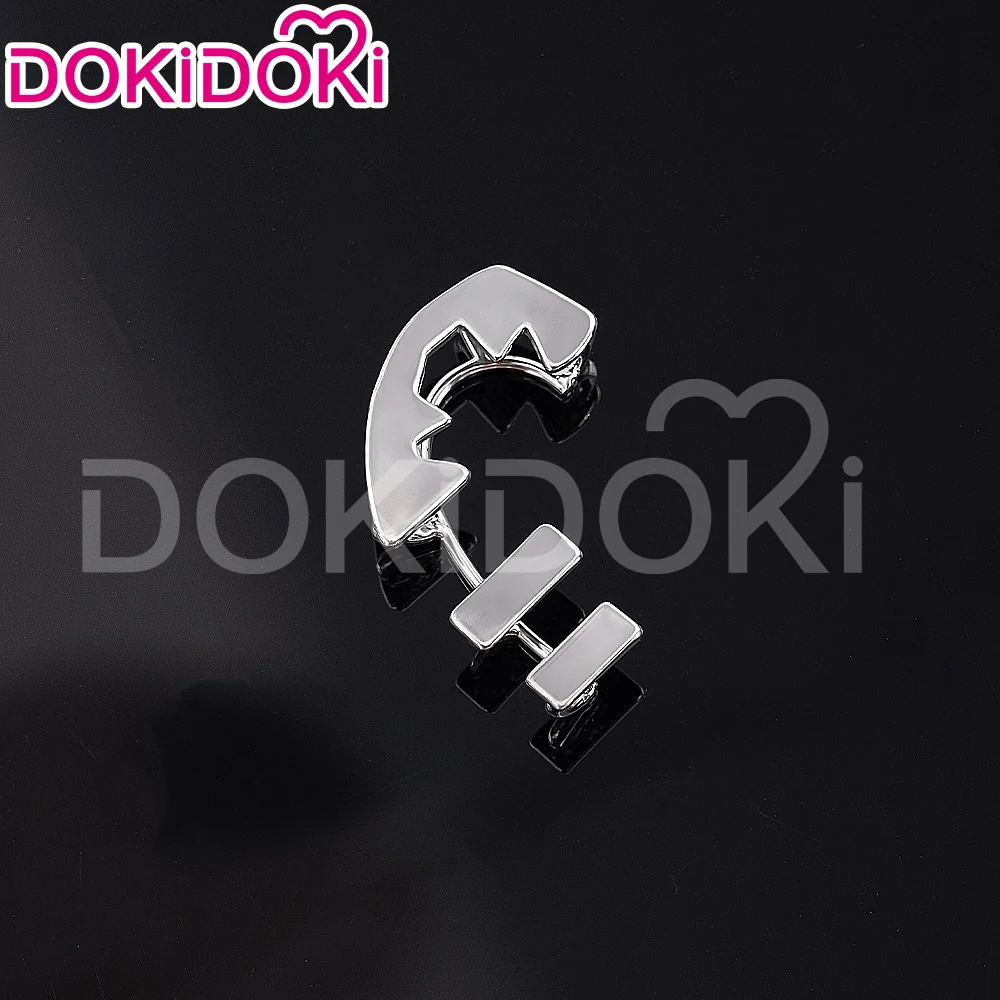 【Partially Ready For Ship】DokiDoki Game Zenless Zone Zero Cosplay Ellen Joe Wig / Hair Clip / Earring / Hairband Short Black Red Highlight Hair - Image 10