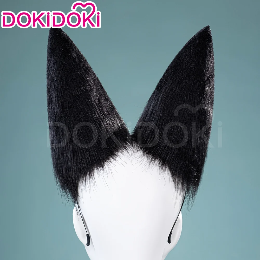 【Wig Ready For Ship】DokiDoki Game Zenless Zone Zero Cosplay Hoshimi Miyabi Cosplay Wig / Ears Long Straight Black - Image 8