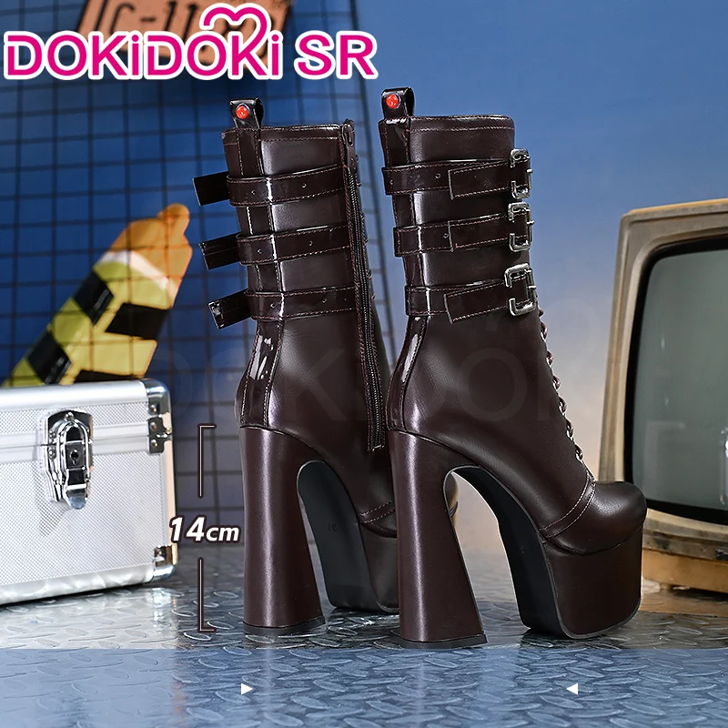 【Ready For Ship】【14CM】DokiDoki Game Zenless Zone Zero Cosplay Ukinami Yuzuha Shoes ZZZ - Image 4