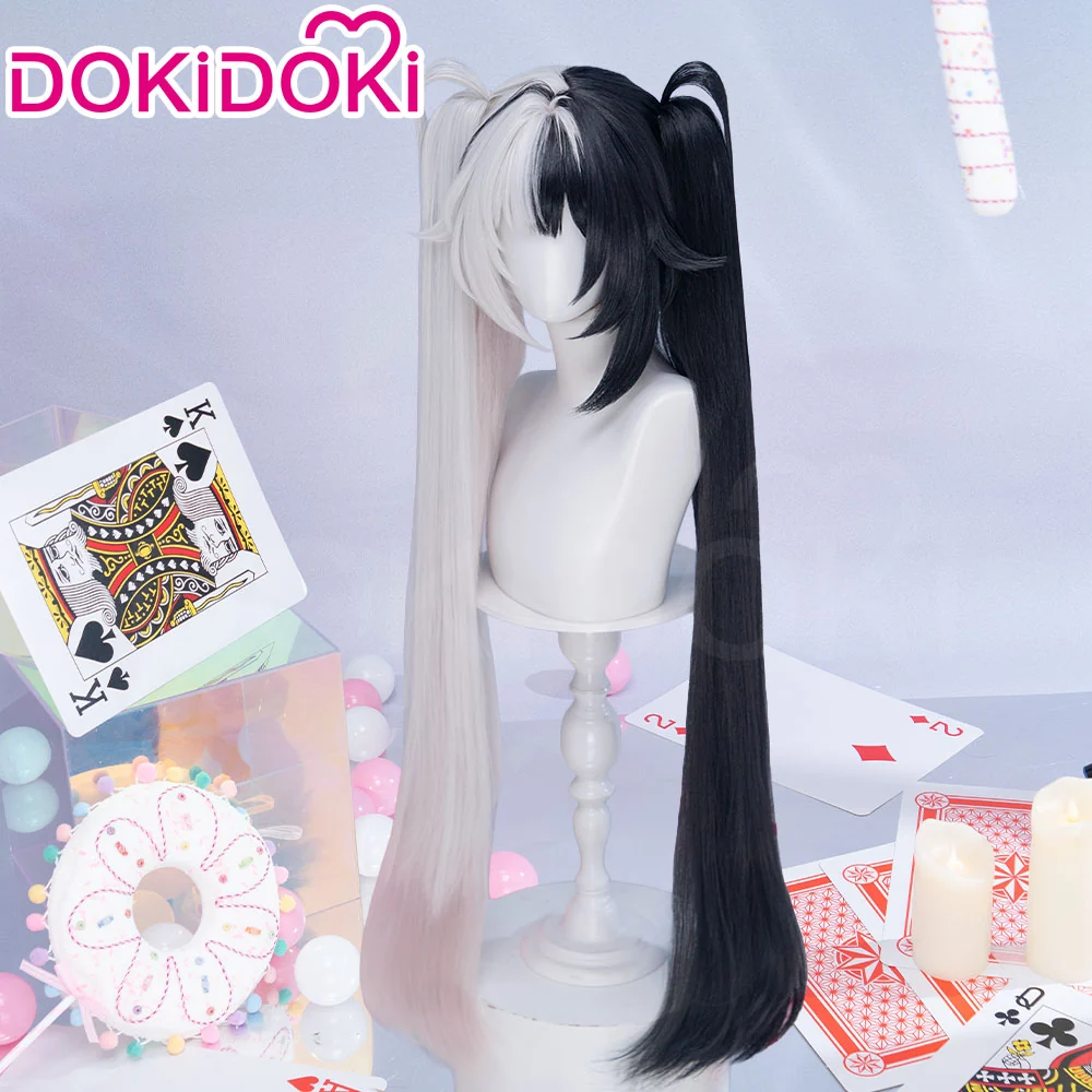 【Partially Ready For Ship】DokiDoki Honkai: Star Rail Cosplay Sparxie / @SparxiConOfficial Wig / Hat Long Straight Silver Hair Twin Tails Sparkle SP Planarcadia - Image 16