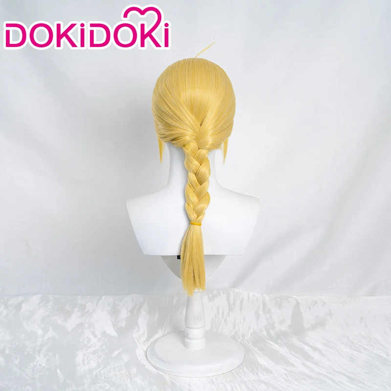 DokiDoki Manga Anime Fullmetal Alchemist Cosplay Edward Elric Wig Long Yellow - Image 3
