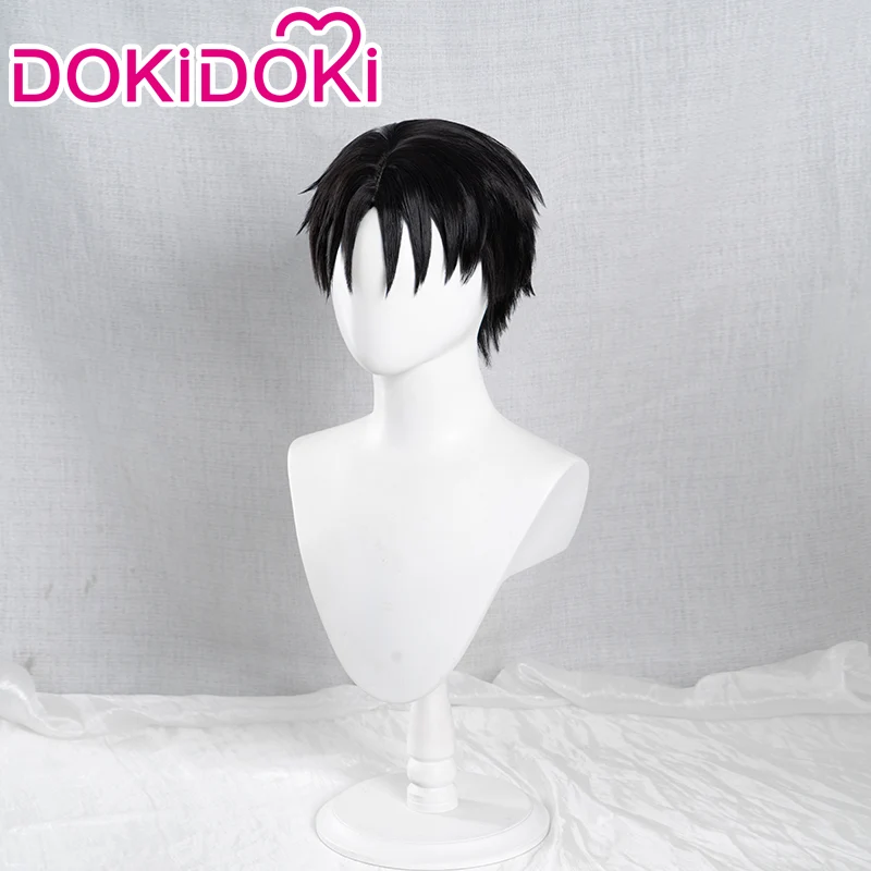 【Ready For Ship】DokiDoki Manga Anime Fullmetal Alchemist Cosplay Roy Mustang Wig Short Black Hair - Image 2