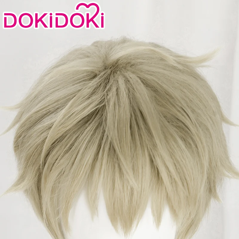 【Ready For Ship】DokiDoki Manga Anime Cosplay Wig Short Gold - Image 4