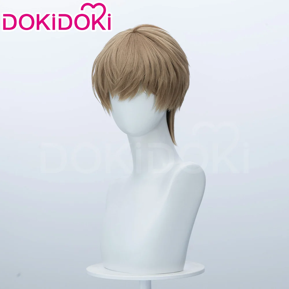 DokiDoki Manga Lost in the Cloud Cosplay Baek Cirrus Wig Short Straight Brown Hair Yaoi Manhwa - Image 3